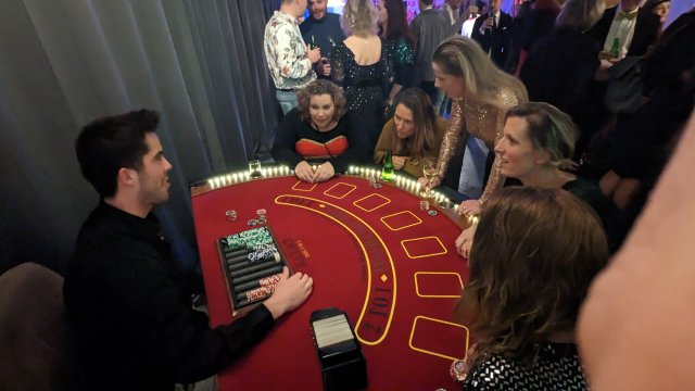 Blackjack bedrijfsfeest